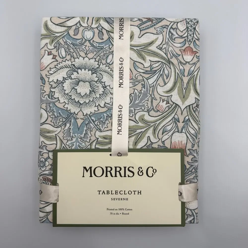 William Morris & Co Severne Round Tablecloth 70
